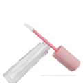 pink clear transparent lipgloss tubes